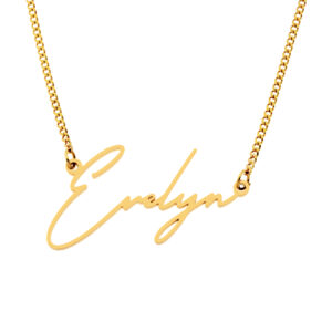 Name Necklace - 18K Gold Plated - Style No.7